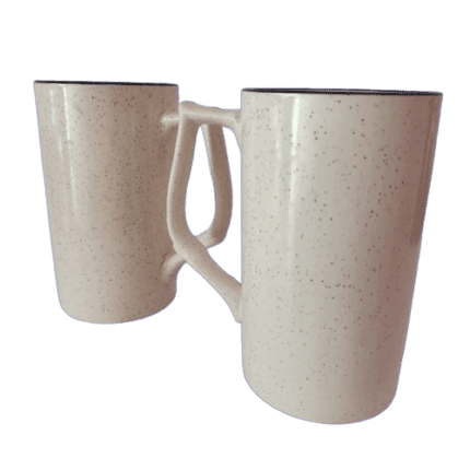 Ceramic Beer Mug ( White ) POTS N Decors